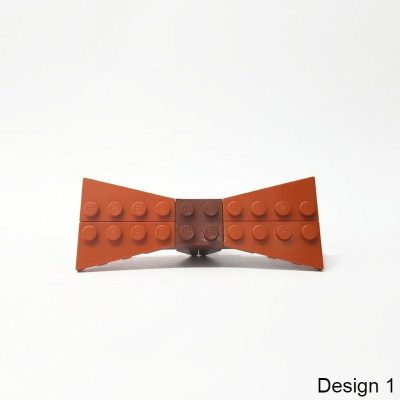 serious bowties made from lego bricks