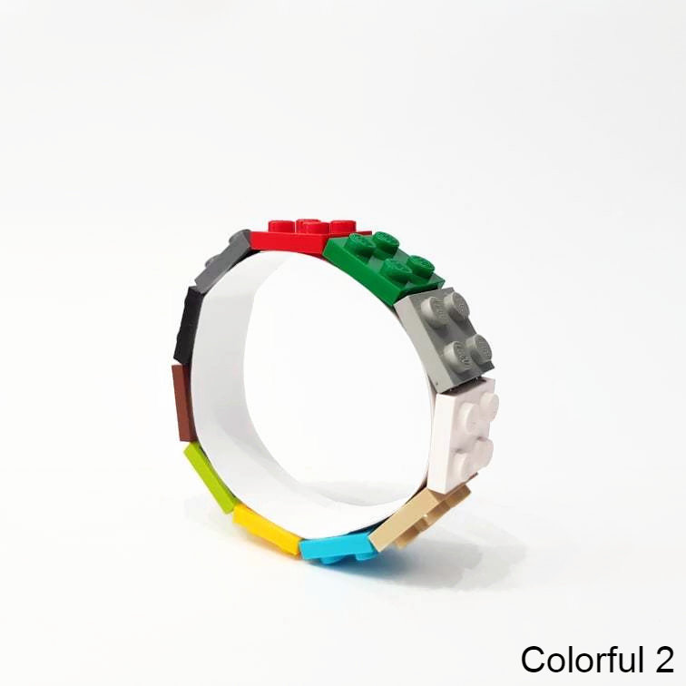Colorful brick bracelet 2x2 S Size