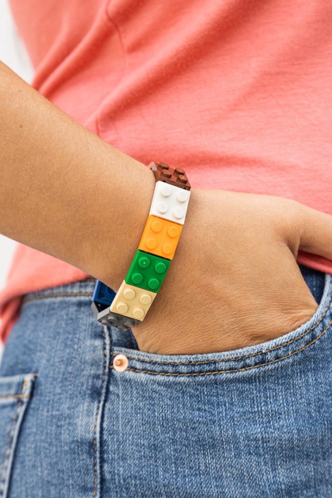 Colorful brick bracelet 2x2 M Size