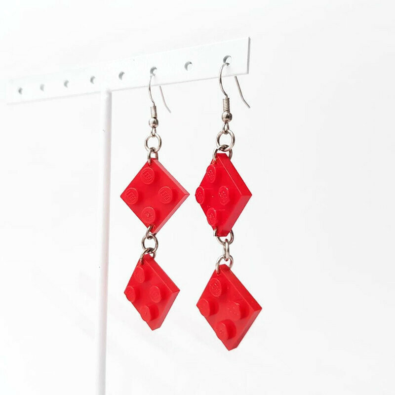 Valentines day earrings for her red