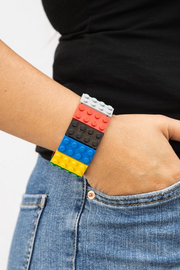 Colorful brick bracelet 2x4 S size