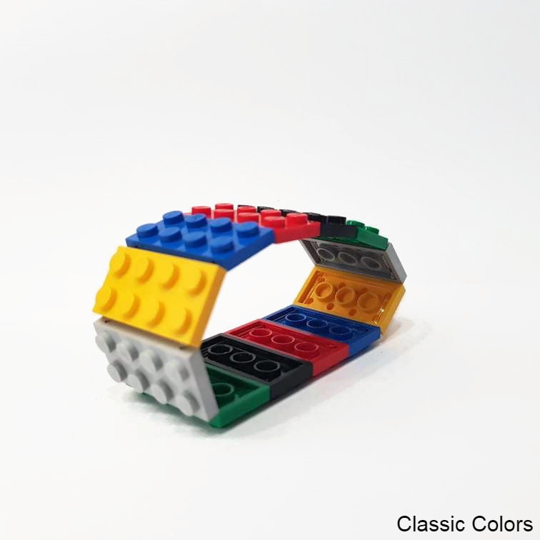 Colorful brick bracelet 2x4 M size