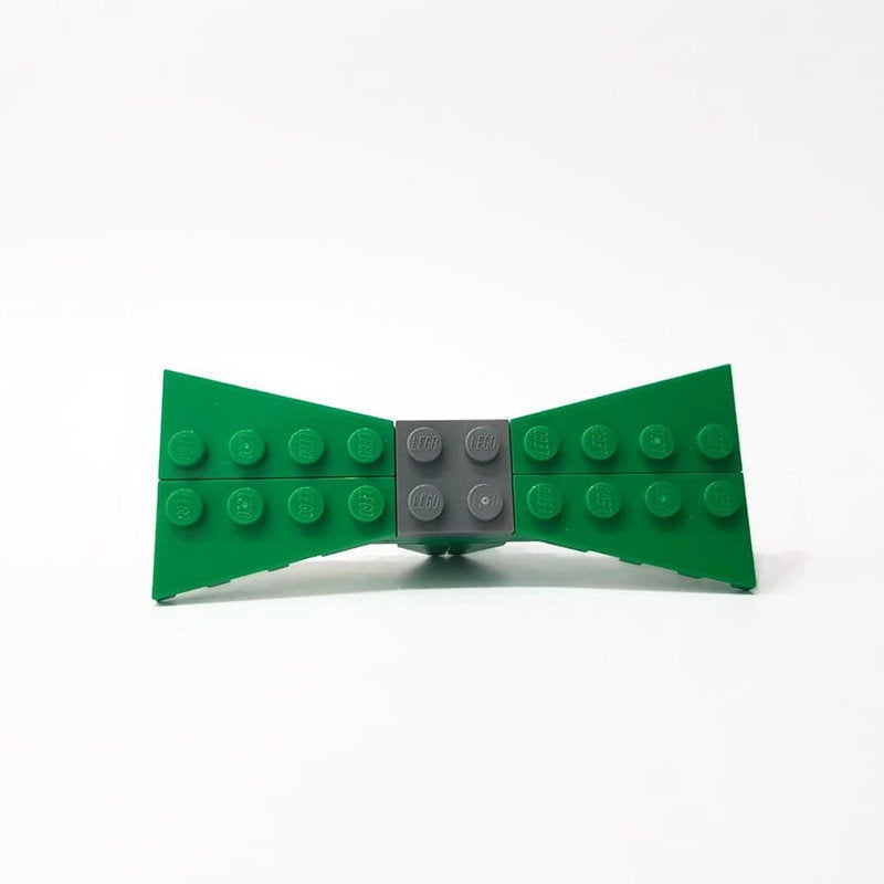 Go green small brick bowtie