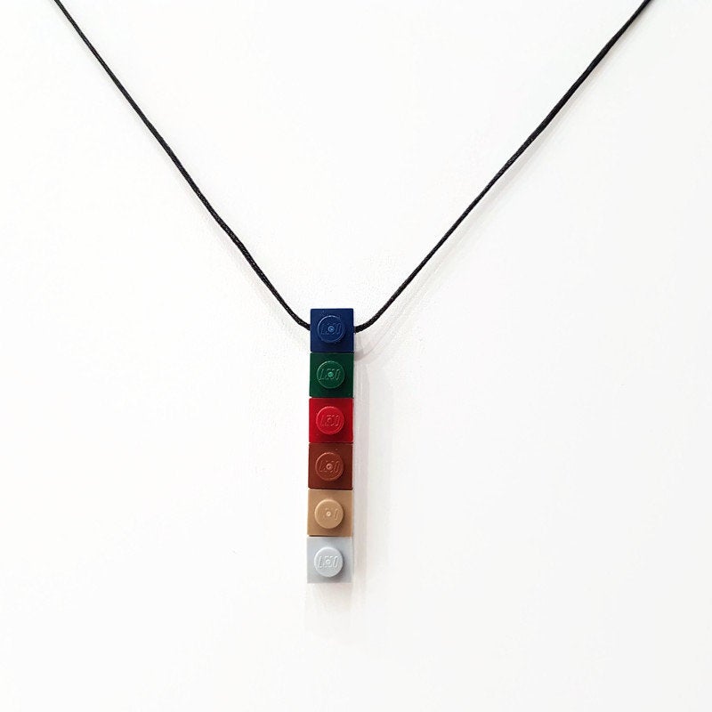 Colorful brick necklace 1x6