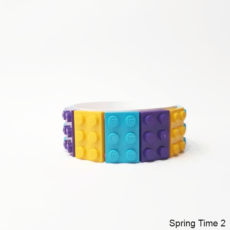Colorful brick bracelet 2x3 M Size