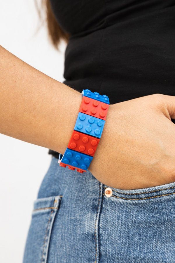 Two-colored brick bracelet 2x3