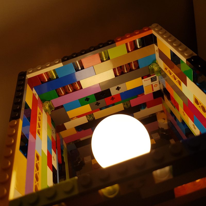 Brick lamp light handcrafted