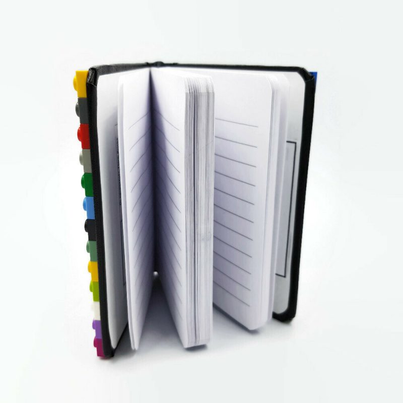 Colorful brick notebook A7