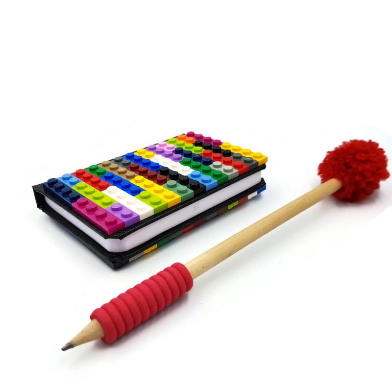 Colorful brick notebook A7