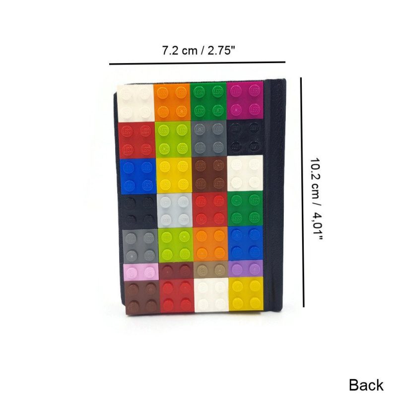 mini notebook made from legos
