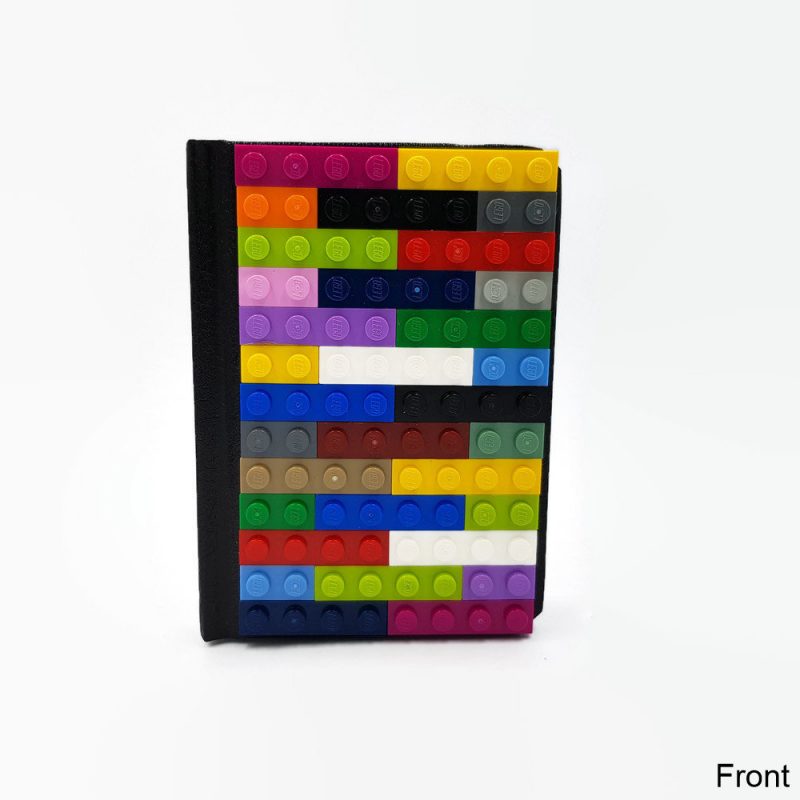 Brick it on notebook from lego bricks