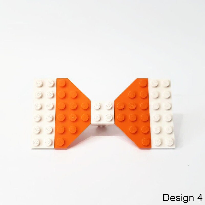 Two colored brick bow tie