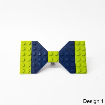 Two colored brick bow tie