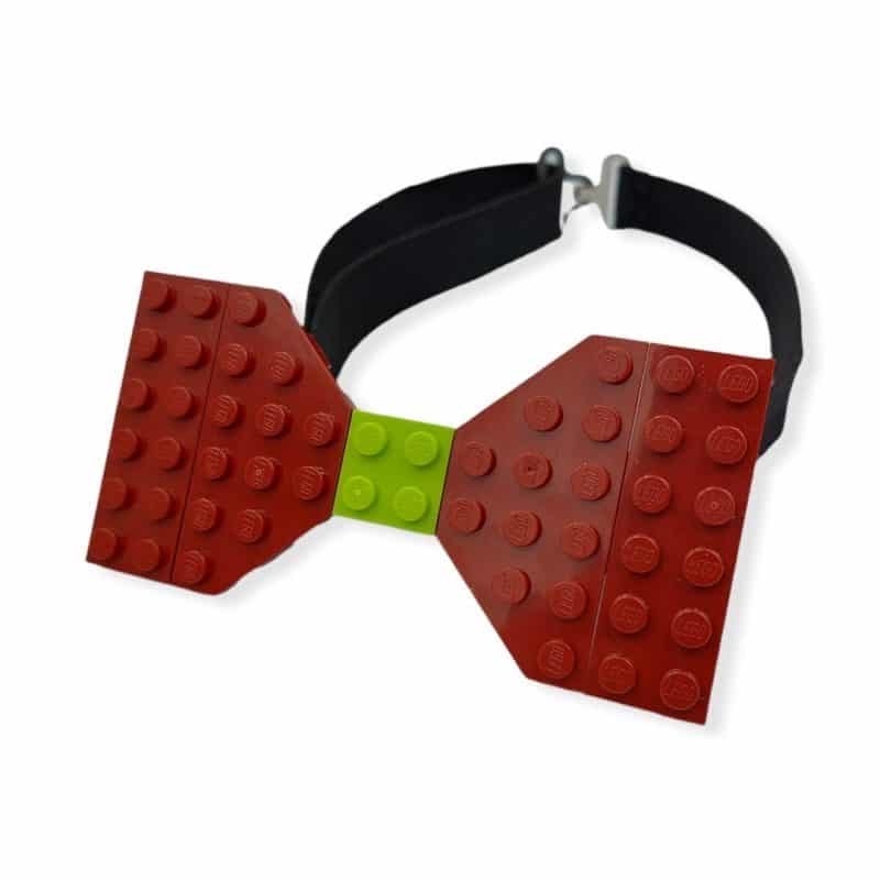 handmade bow tie made with legos