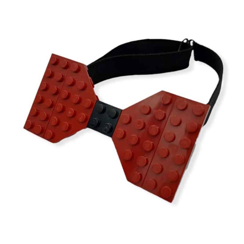 Dark red brick bowtie