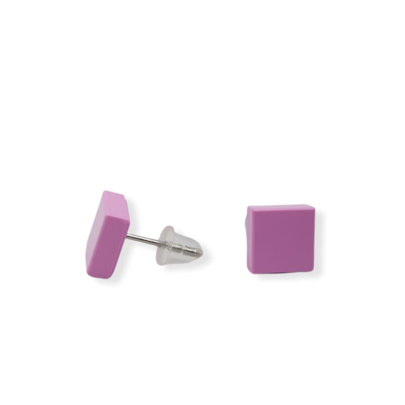 pink lego earrings, jewelry for geek girls