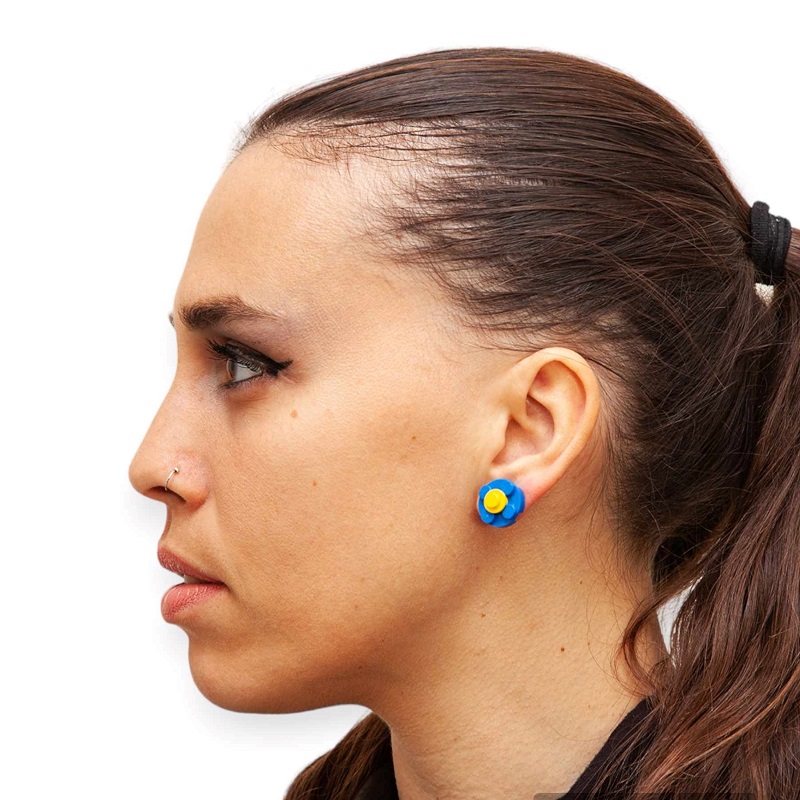 Flower earrings 2x2